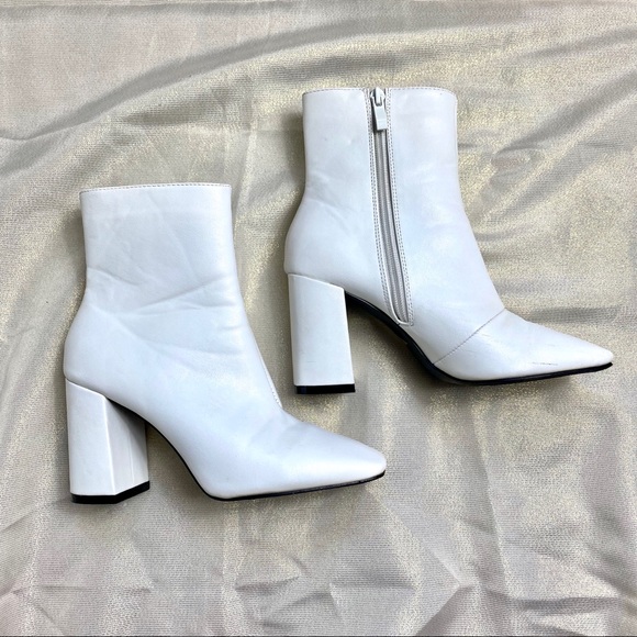 white booties size 7